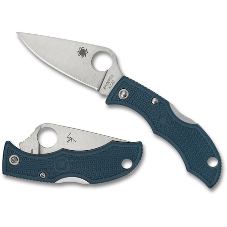 Spyderco 2024 Spyderco, Reveal V4, Ladybug, Blue Frn, K390, Plain Edge SPY-LFP3K390